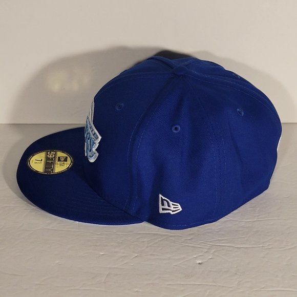 New Era LA Lakers Pro Image Exclusive NBA 59FIFTY Fitted Hat Blue Multiple Sizes - Picture 3 of 7